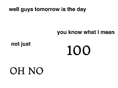 the day is coming!!!!!! 