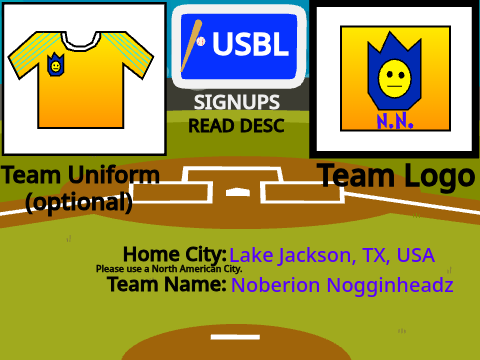 USBL Signups Noberion Nogginheads