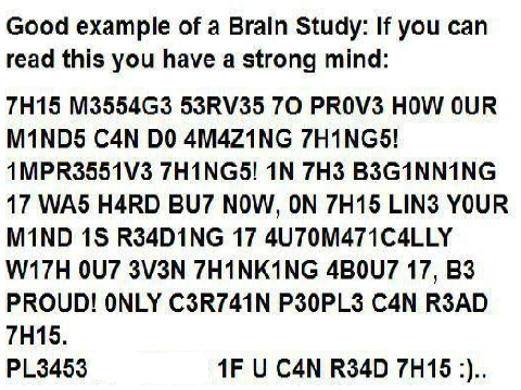 if u can read this u have a strong mind