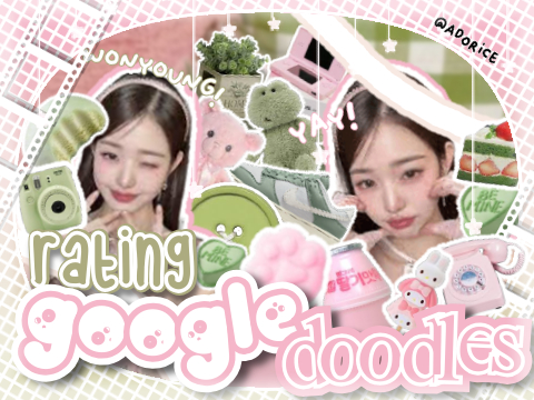 ୨ rating google doodles ♡