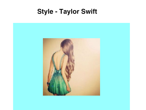 Style - Taylor Swift