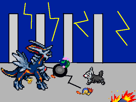 Add_Yourself_Fighting_Primal_Dialga!