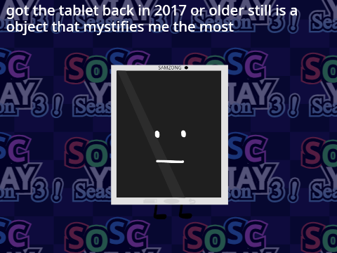 my old tablet back in 2017