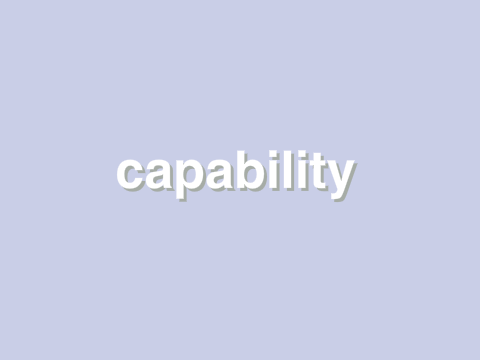 capability
