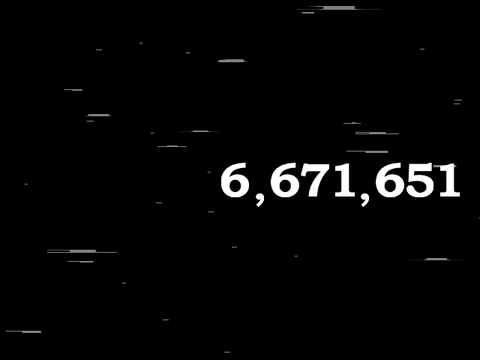 Numbers 0 to 1 Trillion