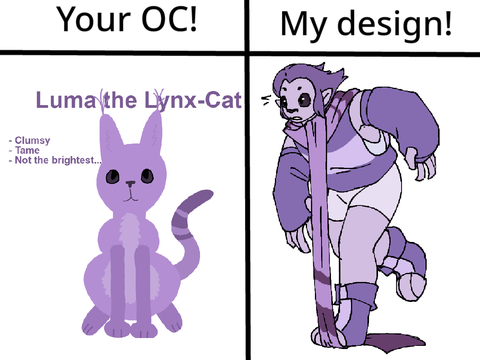 Humanoid design of your OC!