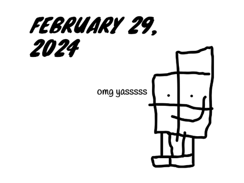 Lacking for leap year