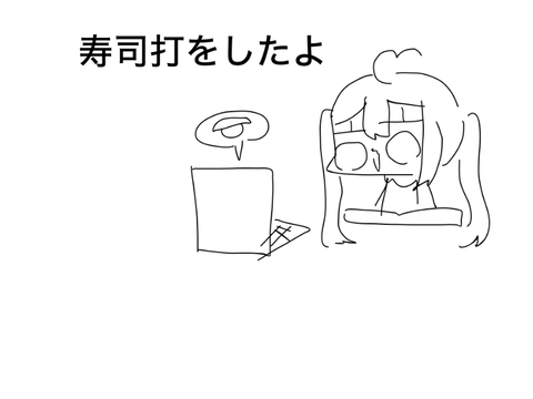 寿司打をしたよ