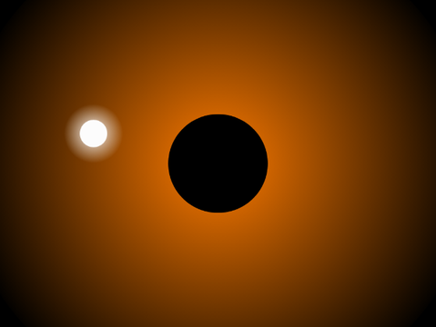Gravity Simulator: Black hole