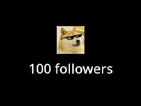 100 followers