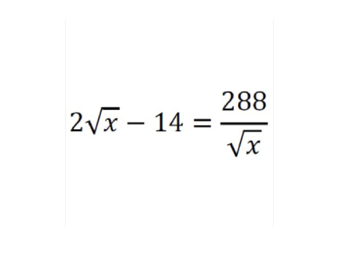 POV trying to solve an algebra problem