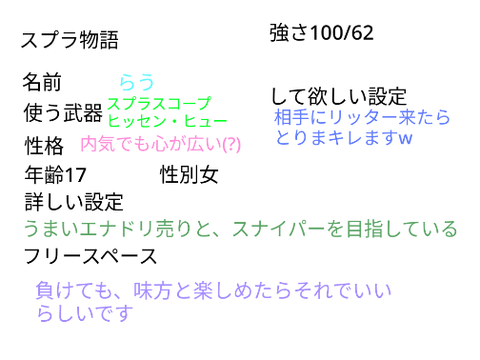 スプラ物語　なんかやってみたくなった(例) remix