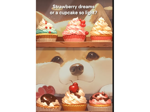 Whiskers the Wandering Dog Faces a Cupcake Conundrum!