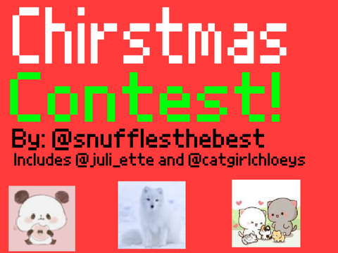 Christmas Contest results!