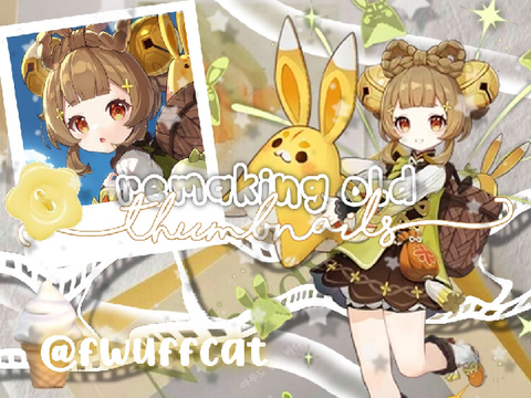 ♡ remaking old thumbnails!!