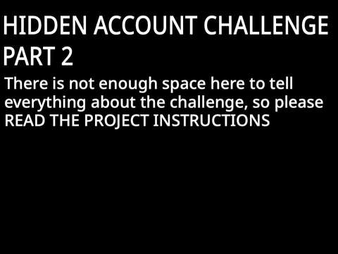 Hidden Account Challenge 2
