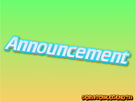 Announcement!