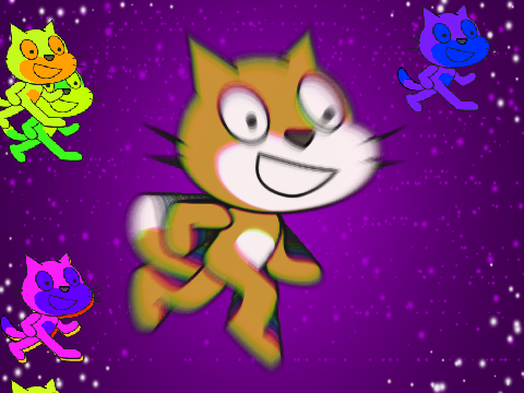 CRAZY COLORFUL CATS!!!!!!!!!!!!!!