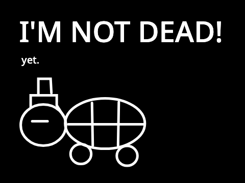 i'm still alive.