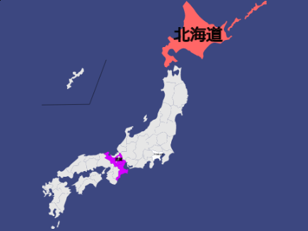 都道府県領土獲得ゲーム