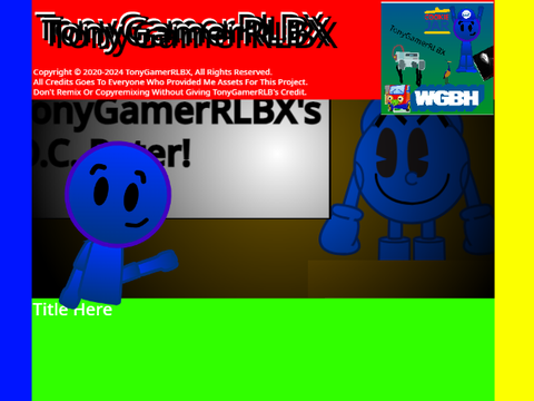 TonyGamerRLBX's O.C. Rater