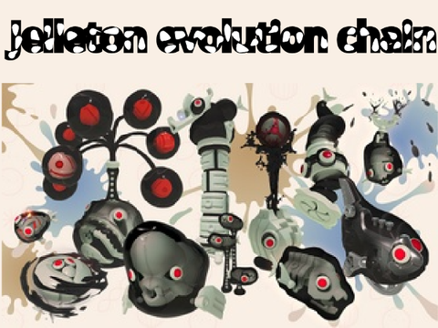 Jelleton evolution chain