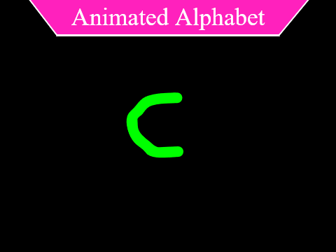 Animated Alphabet in Color: C
