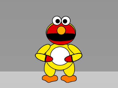 FUN MONSTER (chicken dance) working