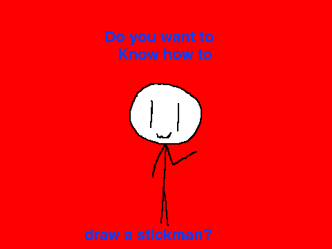 how to make a stickman