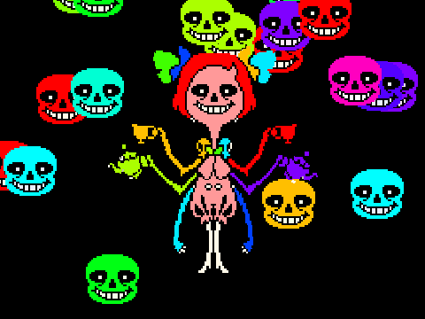 Rainbow Skulls!!!
