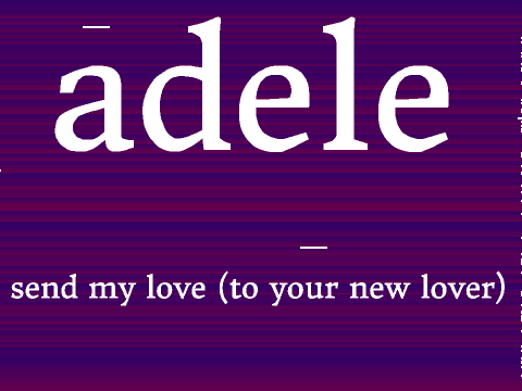 Send My Love ( To Your New Lover)