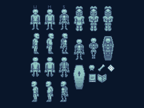 Spooky Sprite Sheet #art