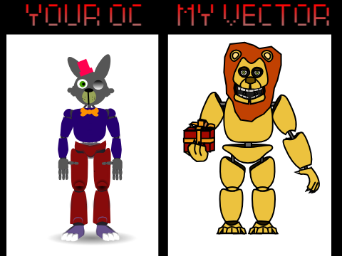 I will turn your OC into a stylized vector! remix