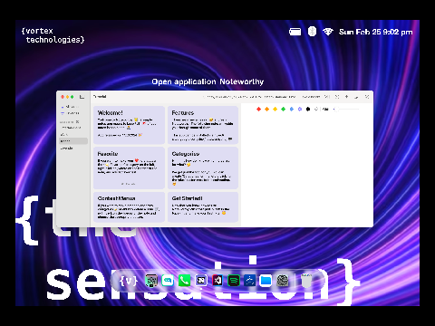 Vortex Sensation OS UI