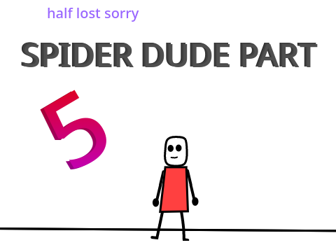spider dude animation part 5 on the news