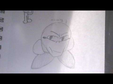havent posted in a while from a lack of motivation. so here. mewing kirby.