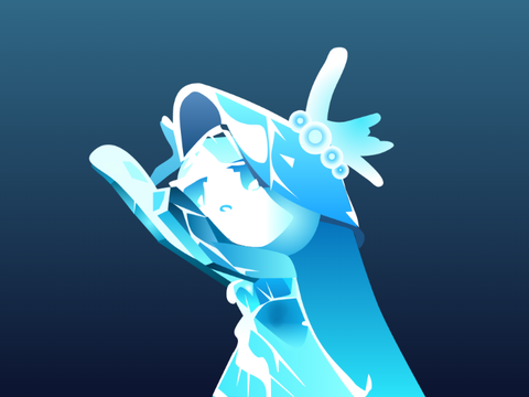 Sea cookie fairy art