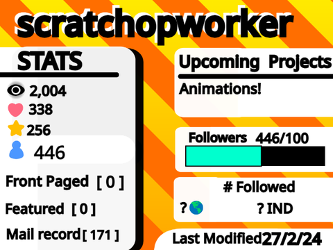 About Me on Scratch!