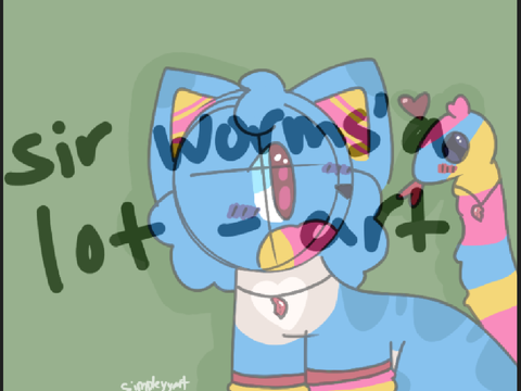 sir worms-a-lot and gummy