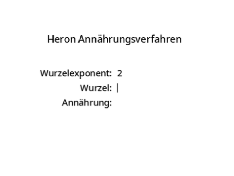 Heron annärungsverfarhen