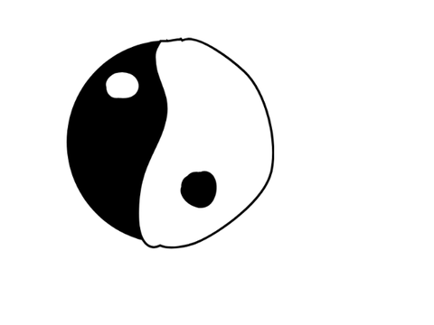 The symbol of the sun and moon.