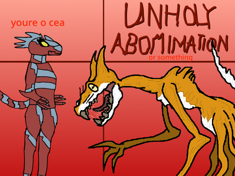 Give me your OC and I will turn them into an Unholy Abomination remix