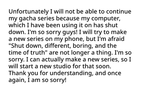 IM SO SORRY GUYS!
