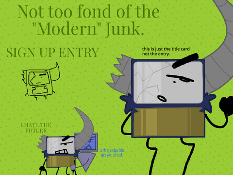 OBWCTR - 0A SIGN UP ENTRY "Not too found of the modern junk"