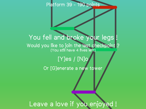 Infinite Tower where you can’t die