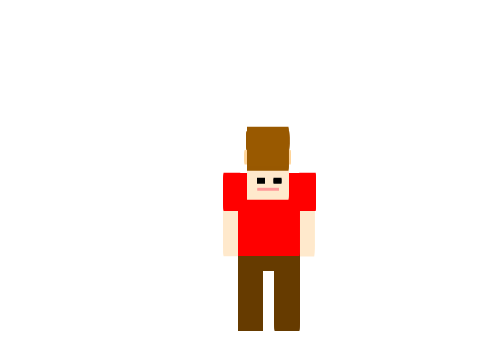 3D male human template