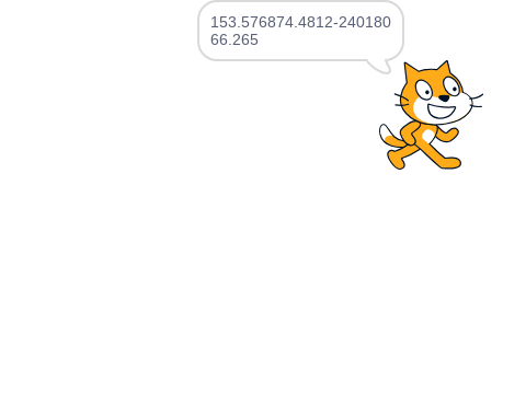 scratch cat walks around and says y and x position
