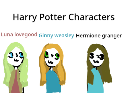 Harry potter characters