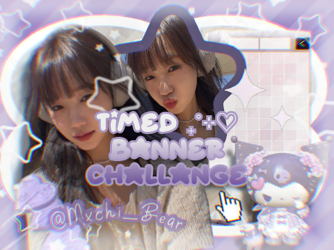 ꩜ timed bnnr challenge ꩜