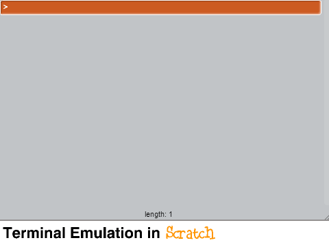 Scratch-based Terminal Emulator